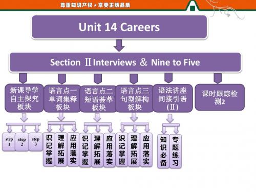 Unit 14 Careers Section Ⅱ Interviews