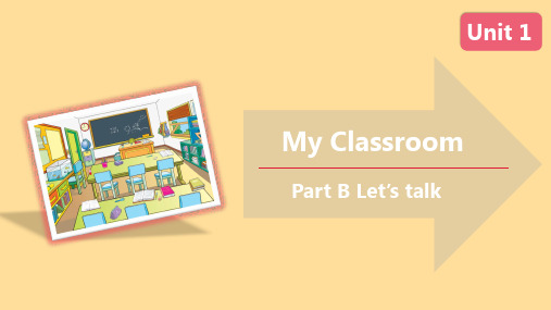 人教PEP四上-Unit 1 My classroom Part B Let’s talk(课件)