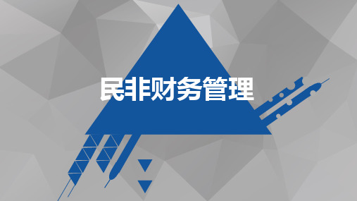 民办非企财务知识培训教材ppt