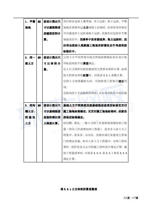 工程计量-第三节-工程量计算规则与方法(二)