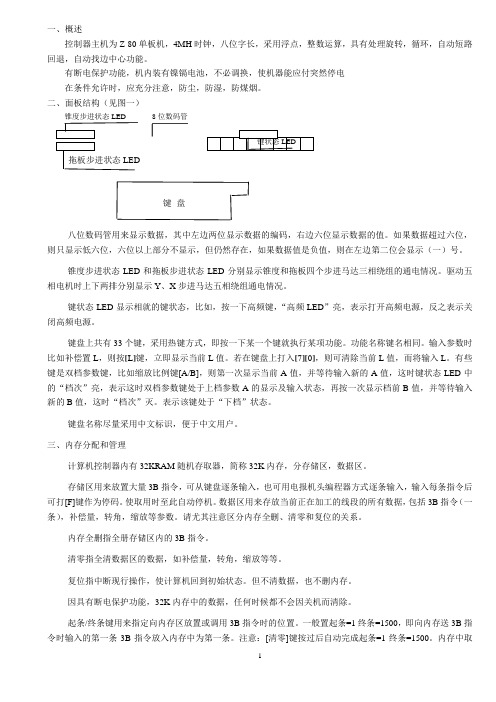 HS98Z单板控制器说明书