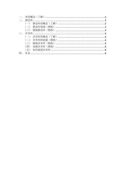 4-4库的制作和使用