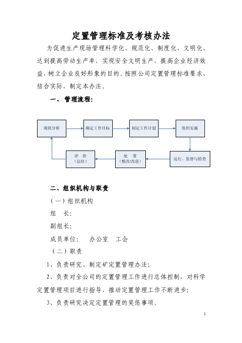 定置管理及考核办法