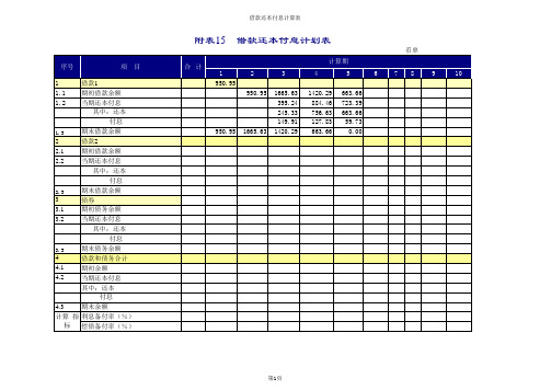 三版参数工程经济学表(原始表)