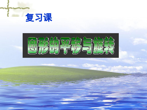 2022年九年级中考数学专项复习-图形的平移与旋转复习课件