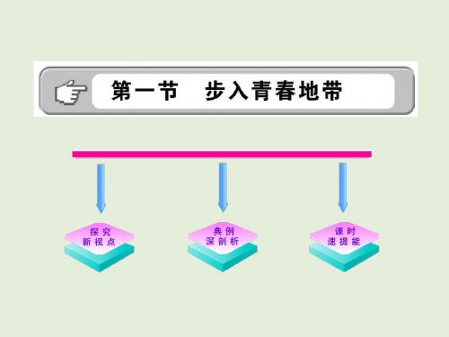 八年级政治步入青春地带