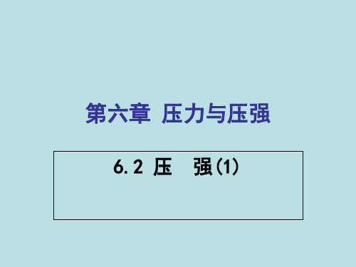 (赛课课件)九年级上物理:《压强》ppt