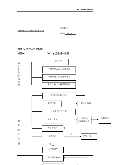 监理工作流程图全套