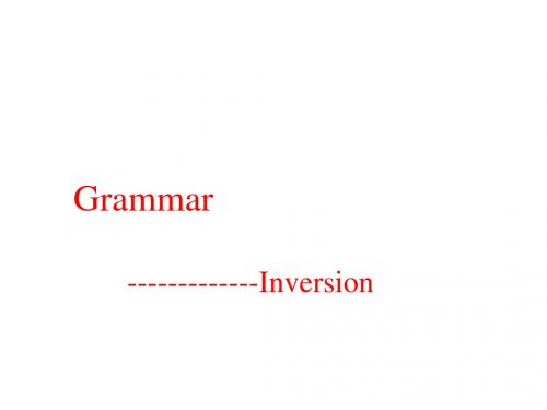 M8 U3 语法倒装句(上课用)