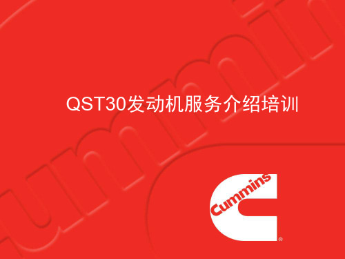 QST30发动机介绍