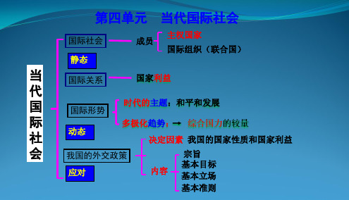 2017届一轮复习走近国际社会-新