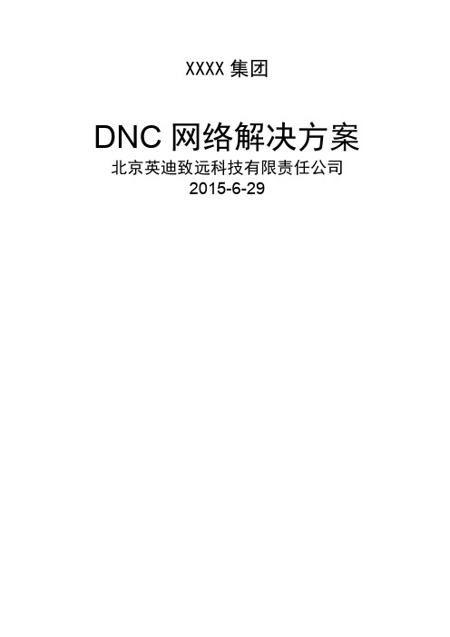 DNC网络方案