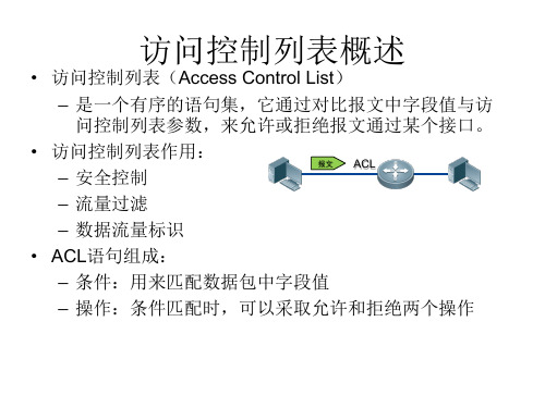 访问控制列表概述