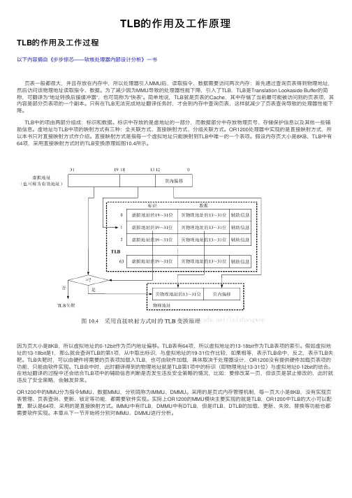 TLB的作用及工作原理