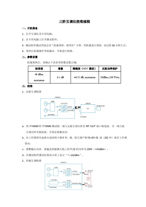 三阶互调仪校准规程