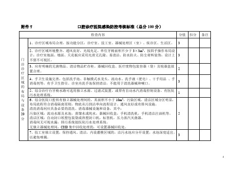 7、口腔科考核标准_1