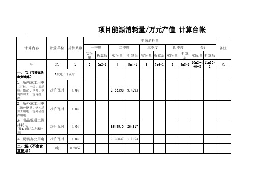 能源表台帐