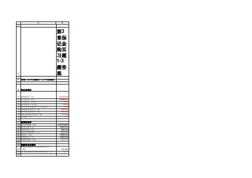 第03章 保证金购买(德意志银行Excel金融工程建模)