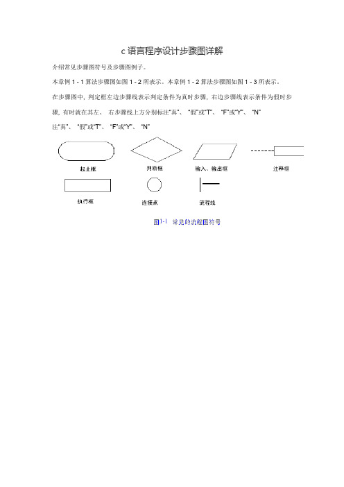 c语言程序设计流程图详解