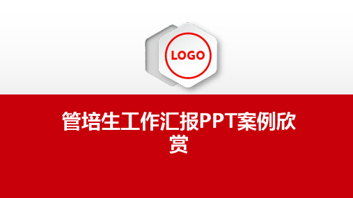 管培生工作汇报ppt案例欣赏