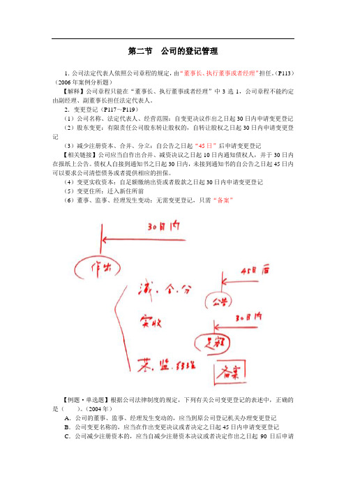 注会经济法·第四章公司法(2)