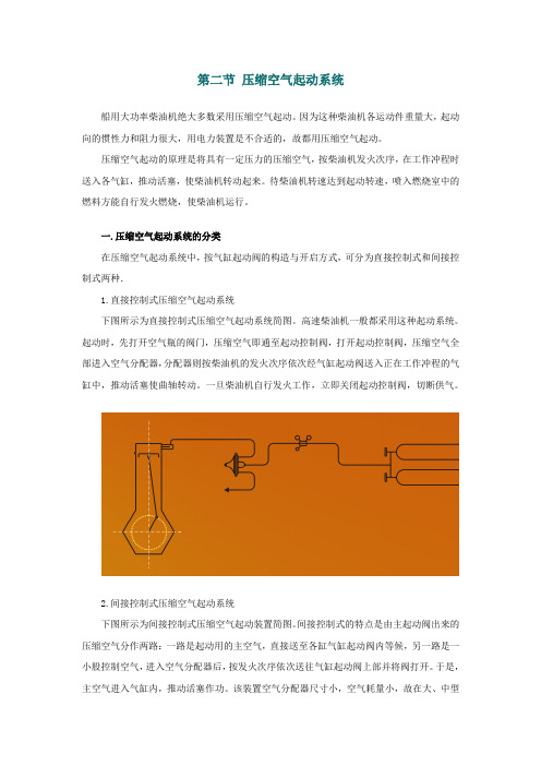 船舶柴油机压缩空气起动系统