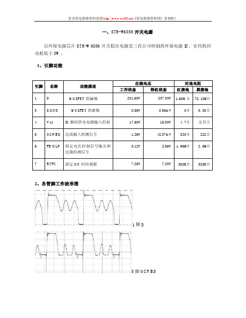 STR-W6856开关电源