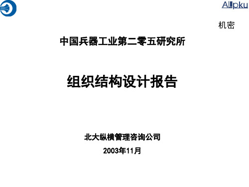 现代企业组织结构设计报告(ppt 137页)