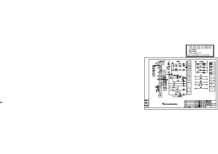 某型号自藕降压起动控制柜电气原理设计CAD平面图纸