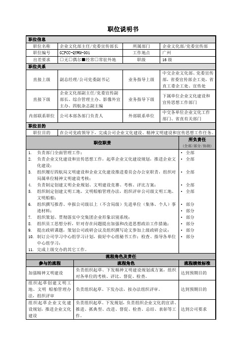 广州锦田顾问中交四航局HR项目—1企业文化部长