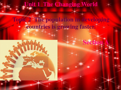 九年级英语上册Unit1TheChangingWorldTopic2