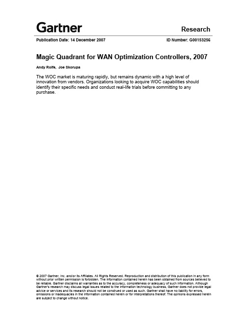 magic_quadrant_for_wan_optimization contrrollers_153256 - 2007