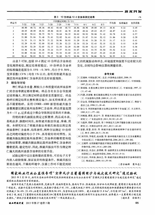 国家林业行业公益性专项“京津风沙区葡萄园固沙与减灾技术研究”通过验收