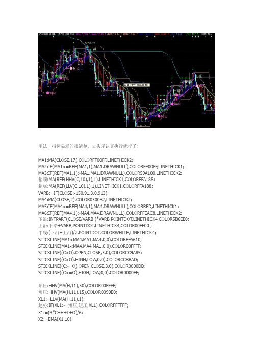 通达信指标公式源码箱体 主图源码