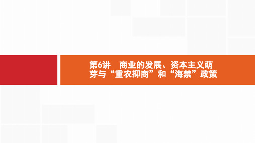 2020版新设计历史通史版大一轮复习课件:专题二 古代中国的经济结构与特点 6