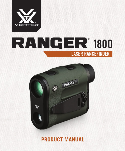 Ranger 1800 Laser Rangefinder Product Manual