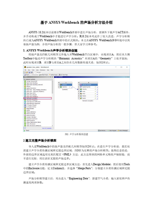 基于ANSYS Workbench的声场分析方法介绍