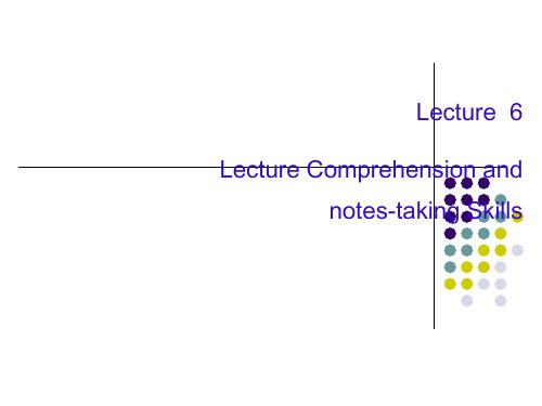 Lecture 6 Note-taking Skills__