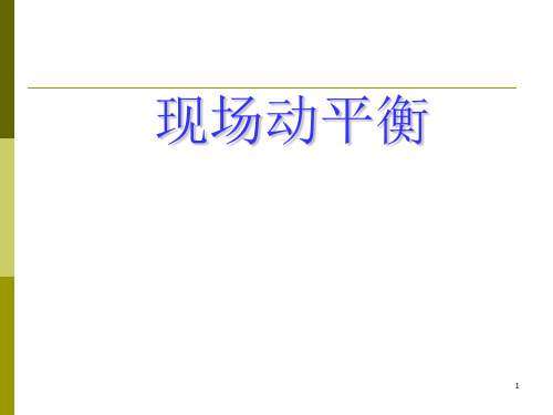 动平衡原理及案例ppt课件