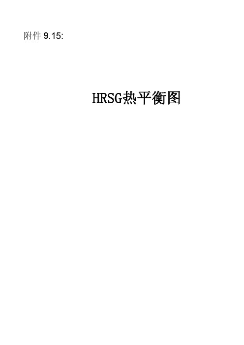 15.HRSG热平衡图