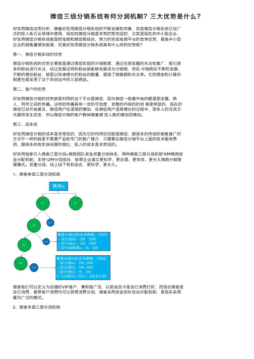 微信三级分销系统有何分润机制？三大优势是什么？