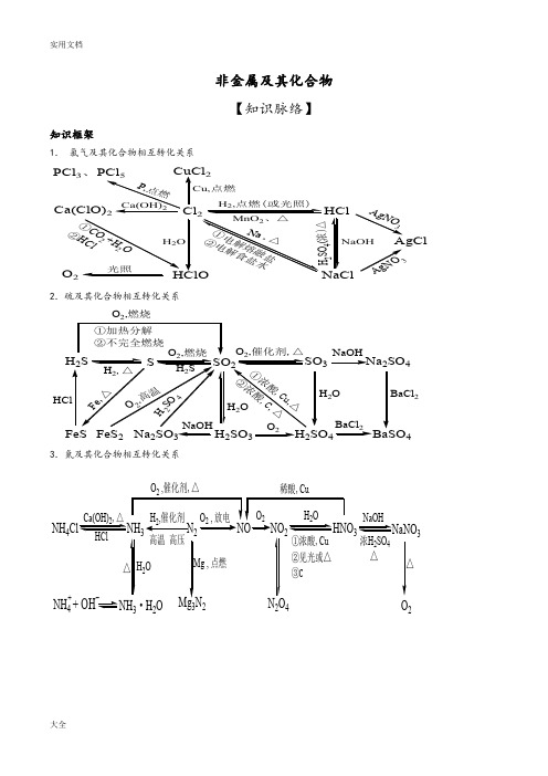 非金属及其化合物(学案)