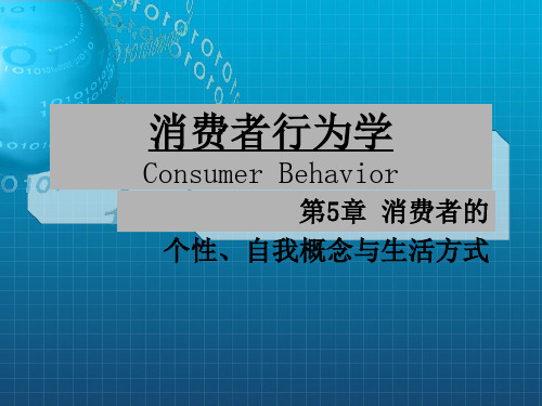 消费者的个性、自我概念与生活方式