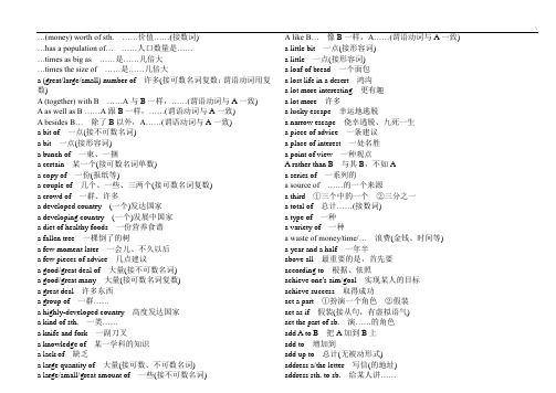 考研英语通用短语(整理编辑版)