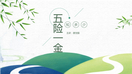 创业与就业指导教案04-五险一金