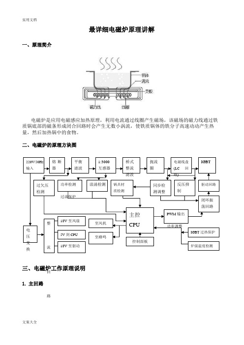 全面讲解电磁炉地工作原理(修正排版)