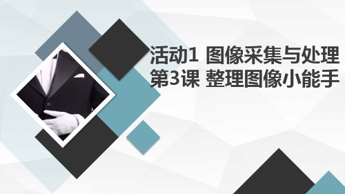 人教版五年级上册信息技术 活动1 图像采集与处理 第3课 整理图像小能手