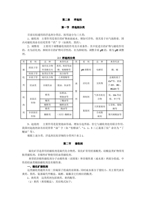 第二章  浮选剂