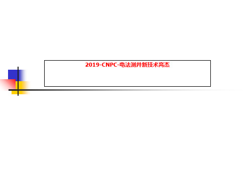 2019-CNPC-电法测井新技术高杰