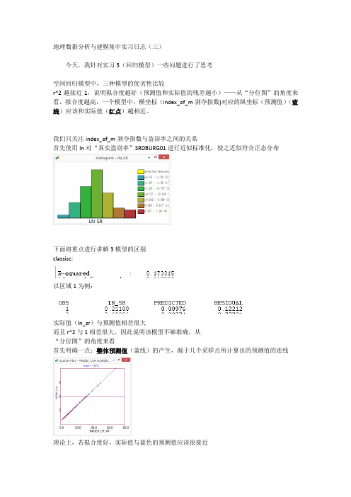 地理数据分析与建模集中实习日志(三)(武大遥感)